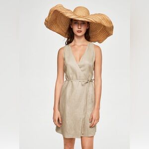 Linen Wrap Dress